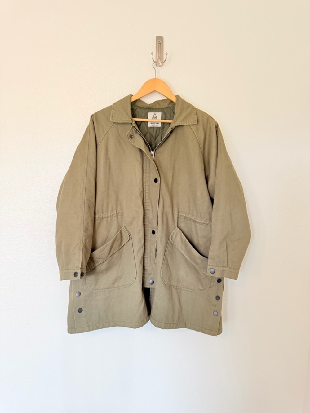 UNIF x Urban Outfitters Olive Green Utility Cotton Jacket